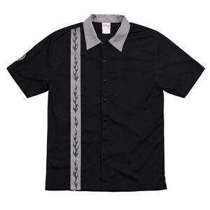 Disney Jack Skellington Y2K Bowling Shirt Nightmare Before Christmas L